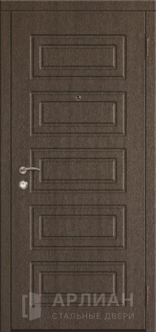 Фото «Утепленная парадная дверь с коваными элементами №511»